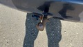 View of trailer tow-bar hitch