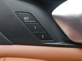 View of control buttons for electric seat adjustment