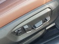 View of control buttons for electric seat adjustment