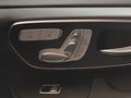View of control buttons for electric seat adjustment