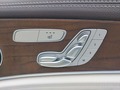 View of control buttons for electric seat adjustment