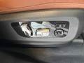 View of control buttons for electric seat adjustment