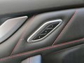 View of control buttons for electric seat adjustment