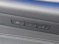 View of control buttons for electric seat adjustment