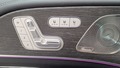 View of control buttons for electric seat adjustment
