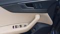 View of control buttons for electric seat adjustment