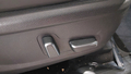 View of control buttons for electric seat adjustment