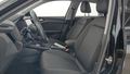 View of front seats