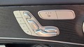 View of control buttons for electric seat adjustment