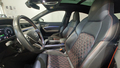 View of front seats