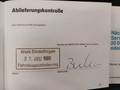 Attestation d'entretien
