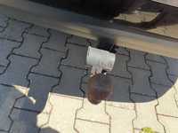 View of trailer tow-bar hitch