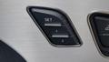 View of control buttons for electric seat adjustment