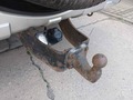 View of trailer tow-bar hitch