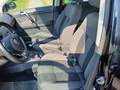 View of front seats