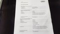 Attestation d'entretien