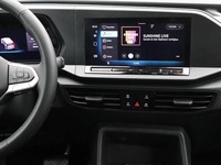 View of centre console