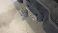 View of trailer tow-bar hitch