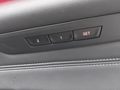 View of control buttons for electric seat adjustment