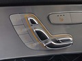 View of control buttons for electric seat adjustment