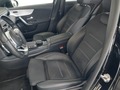 View of front seats