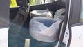 View of rear seat
