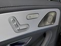 View of control buttons for electric rear seat adjustment