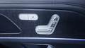 View of control buttons for electric rear seat adjustment