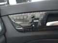 View of control buttons for electric seat adjustment