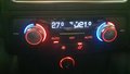 View of rear climate control switch