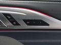 View of control buttons for electric seat adjustment