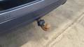 View of trailer tow-bar hitch