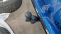 View of trailer tow-bar hitch