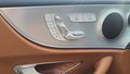 View of control buttons for electric seat adjustment