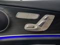 View of control buttons for electric seat adjustment