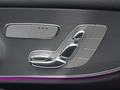 View of control buttons for electric seat adjustment