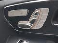 View of control buttons for electric seat adjustment