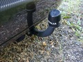View of trailer tow-bar hitch