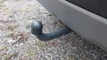 View of trailer tow-bar hitch