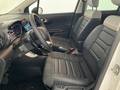 View of front seats
