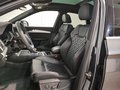 View of front seats