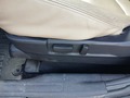 View of control buttons for electric seat adjustment