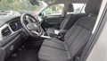 View of front seats