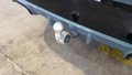 View of trailer tow-bar hitch