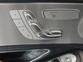 View of control buttons for electric seat adjustment