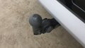 View of trailer tow-bar hitch