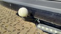 View of trailer tow-bar hitch
