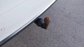 View of trailer tow-bar hitch