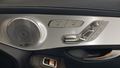 View of control buttons for electric seat adjustment