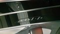 View of control buttons for electric rear seat adjustment